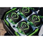 Tondeuse autoportée Z6 à volant, 107 cm coupe, braquage zéro + 4 batteries 2x 10Ah 2x 5Ah – Image 5